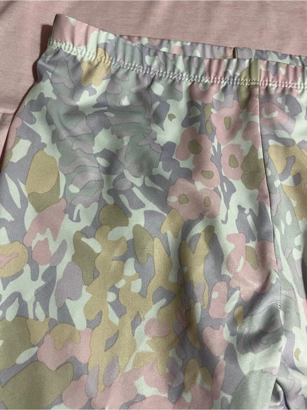 adidas Pink Floral Camouflage Girls Matching Set Girls Size 6 New with Tags